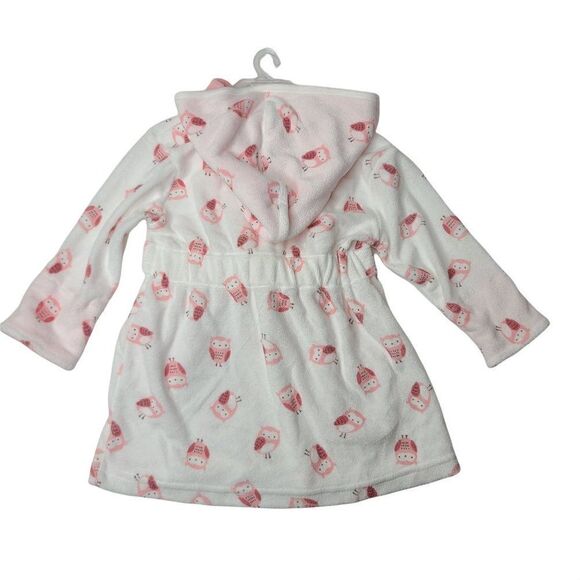 Baby Girls Owl Bath Robe and Towel Just One You made by carter's Pink NEW - Picture 2 of 2